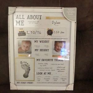 All About Me baby highlight frame